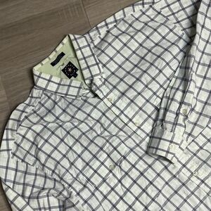 Panhandle Slim Mens Large Checkered Long Sleeve Western Button Down Cowboy